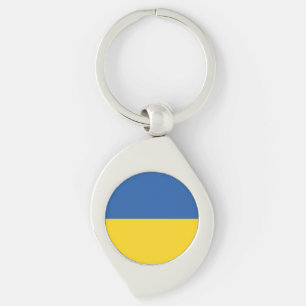 Llavero Botón Bandera de Ucrania