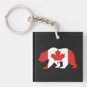 Llavero botón Camiseta de MAMA CANADA