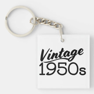 Llavero Botón de camiseta de la época de los años 50