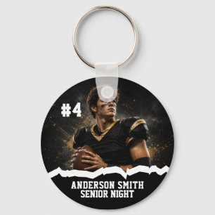 Llavero Botón de Pin de Fútbol con Foto Personalizada para