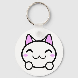 Llavero botón Kawaii Kitty