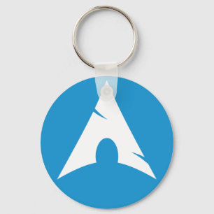 Llavero Botón Logotipo de Arch Linux
