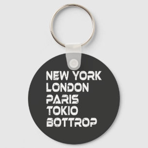 Llavero Bottrop Nueva York Londres Tokio Anhänger