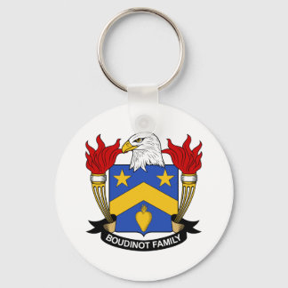 Llavero Boudinot Family Crest