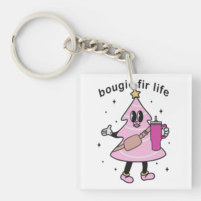Llavero Bougie Fir Life, árbol de Navidad Bougie, navidade (Frente)