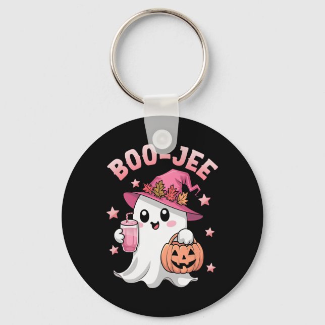 Llavero Boujee Boo Jee Spooky Ghost Halloween (Anverso)