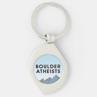 Llavero Boulder Atheists Logo Metal Keyring