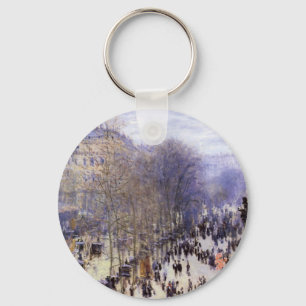 Llavero Boulevard des Capucines por Claude Monet, Bella Ar