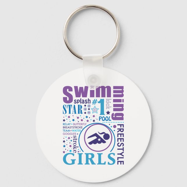 Llavero Bourne Swimming (Anverso)