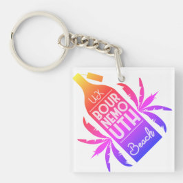 Llavero Bournemouth Beach Rainbow T-Shirt