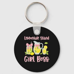 Llavero Bow Coquette Lemonade Stand Chica Jefe Ceo Lemon J