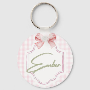 Llavero Bow&Gingham