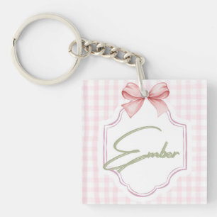 Llavero Bow&Gingham