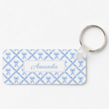 Bow Trellis Keychain, el Personalizable del mileni