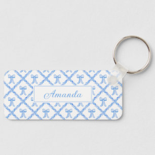 Llavero Bow Trellis Keychain, el Personalizable del mileni