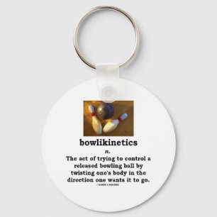 Llavero Bowlikinetics - acto del sustantivo de torcer su