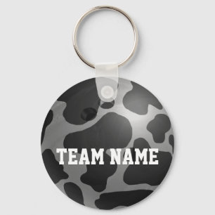 Llavero Bowling Ball Cow Gray