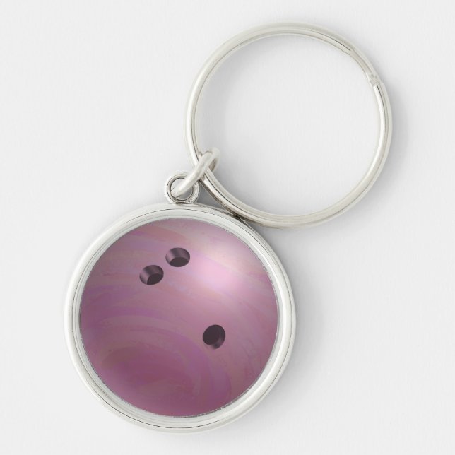 Llavero Bowling Ball Pink (Frente)