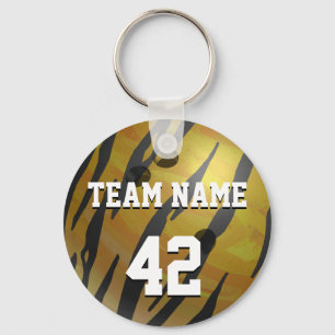 Llavero Bowling Ball Tiger Yellow