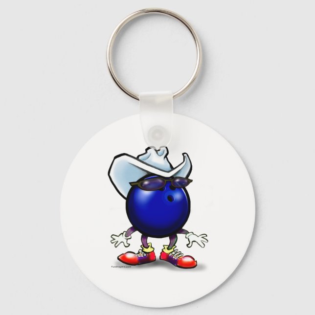 Llavero Bowling Cowboy (Anverso)