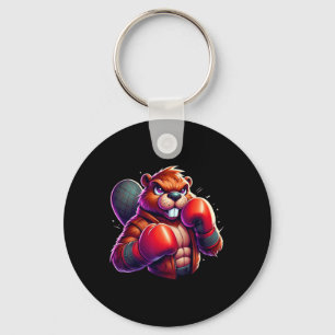 Llavero Boxeador castor de boxeo Kickboxer luchador de MMA