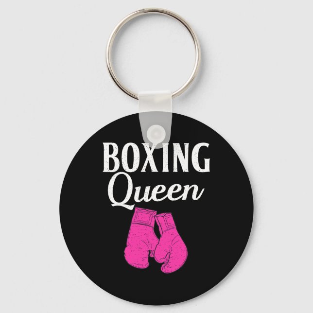 Llavero Boxeador de boxeo Queen Sport (Anverso)