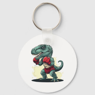 Llavero Boxeador de dinosaurios de boxeo Dino Kickboxing B