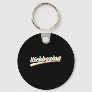 Llavero Boxeador de kickboxing retro vintage