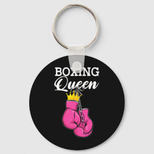 Llavero Boxeador deportivo de boxeador de boxeo Reina de b