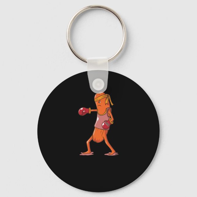 Llavero boxende Wurst kämpft en der MMA (Anverso)