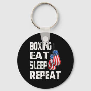 Llavero Boxeo Come Duerme Repite Gimnasio Boxeador Kickbox