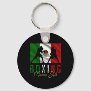 Llavero Boxeo cómico en México esparando Kickboxing Kickbo
