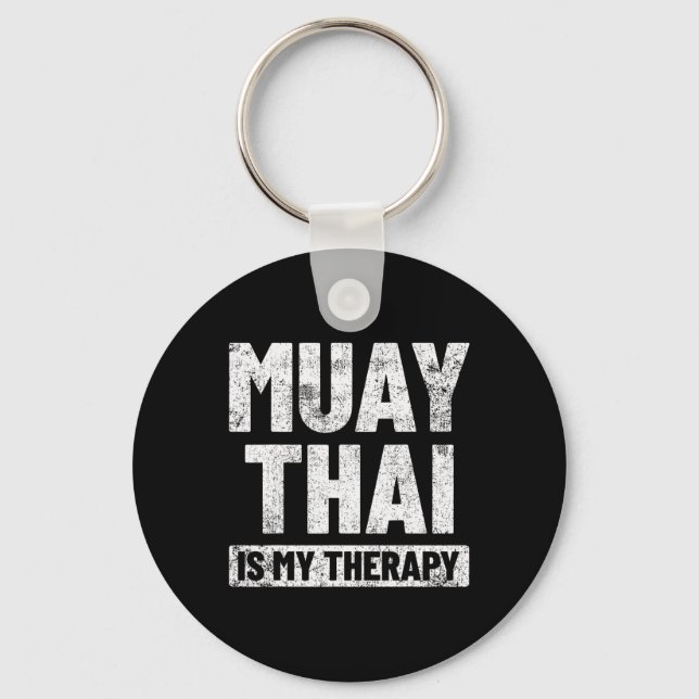 Llavero Boxeo de Muay Thai Kickboxing (Anverso)