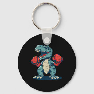 Llavero Boxeo Dinosaurio Boxeador Dino Kickboxing T-rex Bo