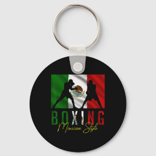 Llavero Boxeo humorístico esparring mexicano kickboxing ki