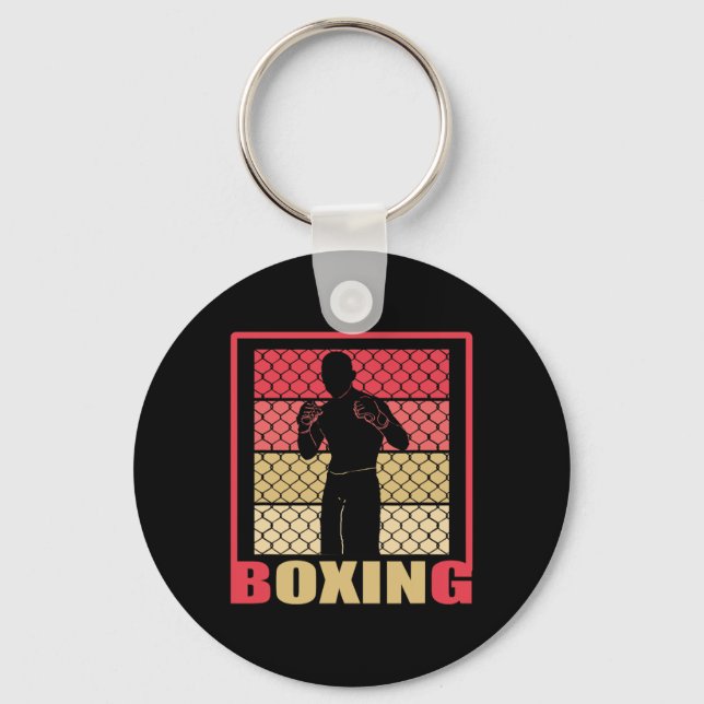Llavero Boxeo para siempre - Ventilador de boxeo - Boxer - (Anverso)