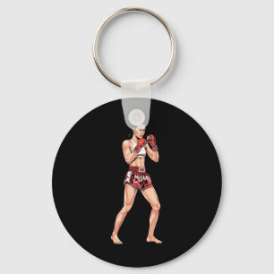 Llavero Boxeo tailandés estilo Kickboxing boxeo a luchador