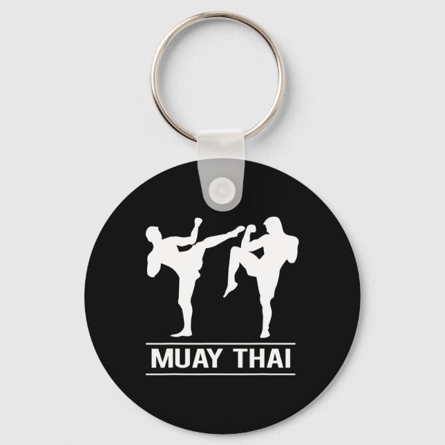 Llavero Boxeo Tailandés Kickboxing Mma Luchadores Muay Tha (Anverso)