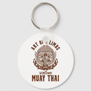Llavero Boxeo tailandés Muay Thai Boxeador Arte de 8 extre