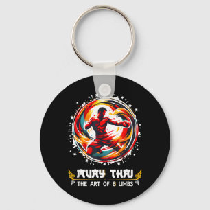 Llavero Boxeo Tailandés Muay Thai Kickboxing MMA Arte Boxe