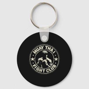 Llavero Boxeo Tailandés Muay Thai Luchador de Mma Vintage
