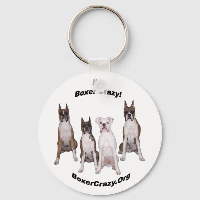 Llavero Boxer Crazy Keychain - 4 boxeador (Anverso)