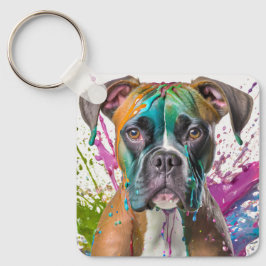 Llavero Boxer Dog