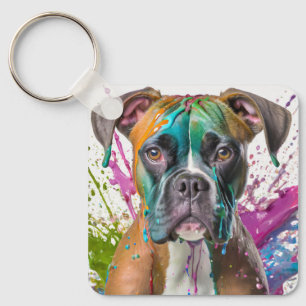 Llavero Boxer Dog