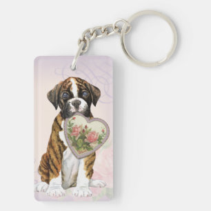 Llavero Boxer Heart Mom