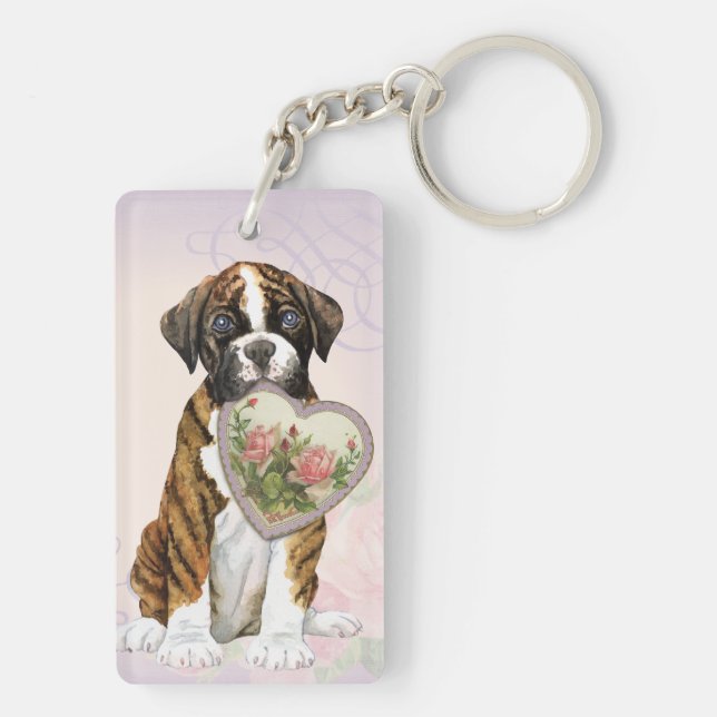 Llavero Boxer Heart Mom (Atrás)