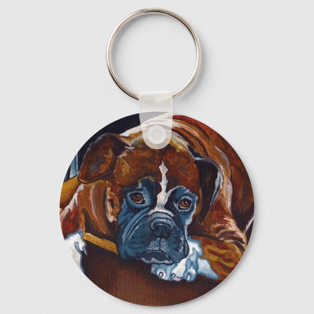 Llavero Boxer "Patience" (Anverso)