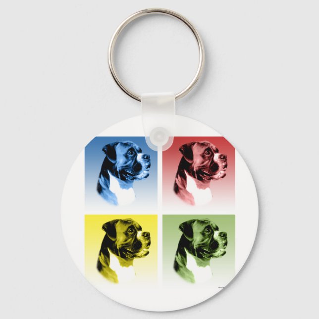 Llavero Boxer Pop Art (Anverso)