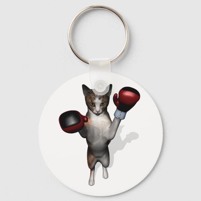 Llavero Boxer Tabby (Anverso)