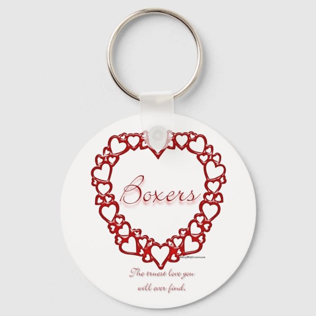 Llavero Boxer True Love - Keychain (Anverso)